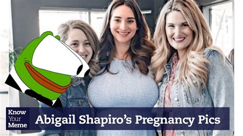 abby shapiro pregnant|The Internet Loves Pregnant Abigail Shapiros Bazingas